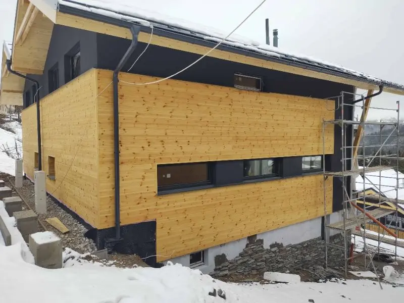 Apartmánové domy Donovaly – záber zo stavby
