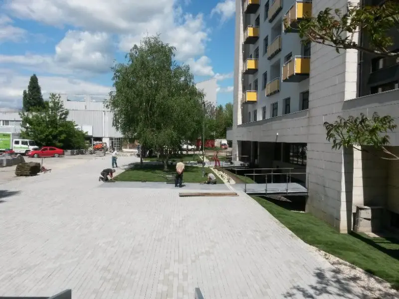 Prima Park I, Bratislava – záber zo stavby
