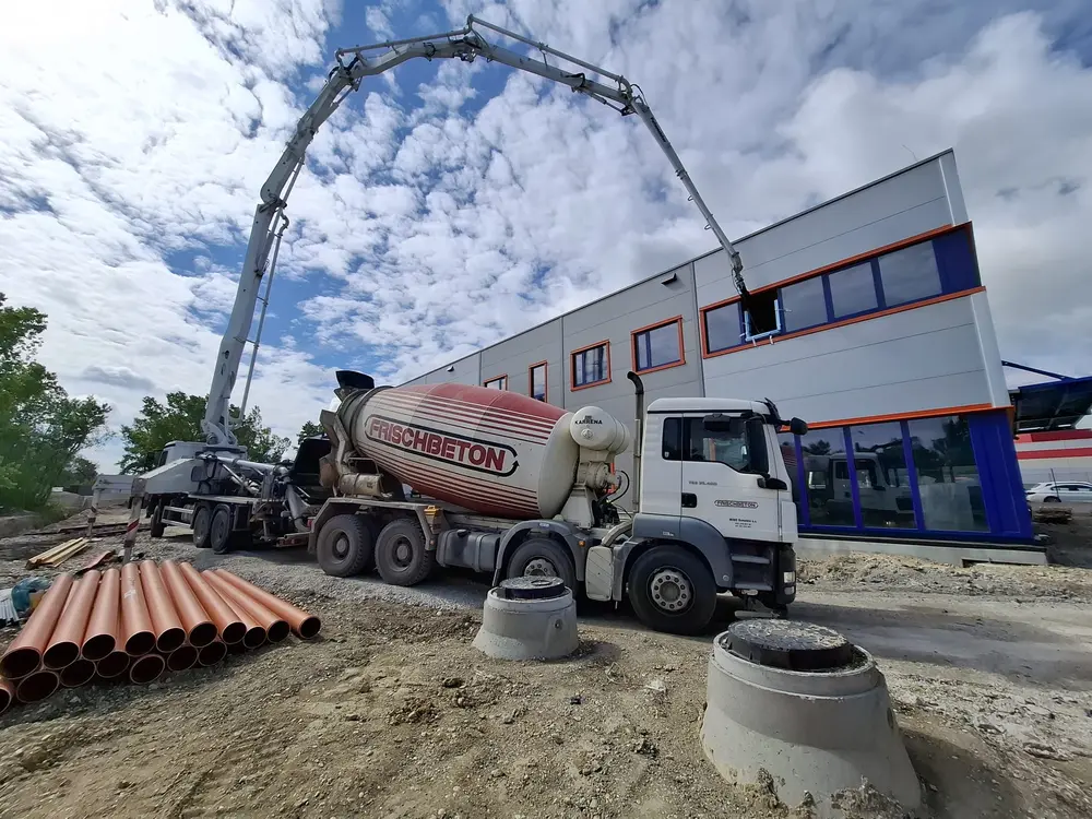 Polyfunkčná hala Vajnory, Bratislava – fotka zo stavby